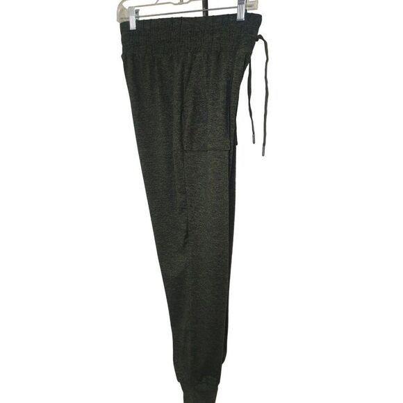 Mondetta Women's Harlem Peached Mélange Jogger Pants Olive Night Small - Picture 5 of 7